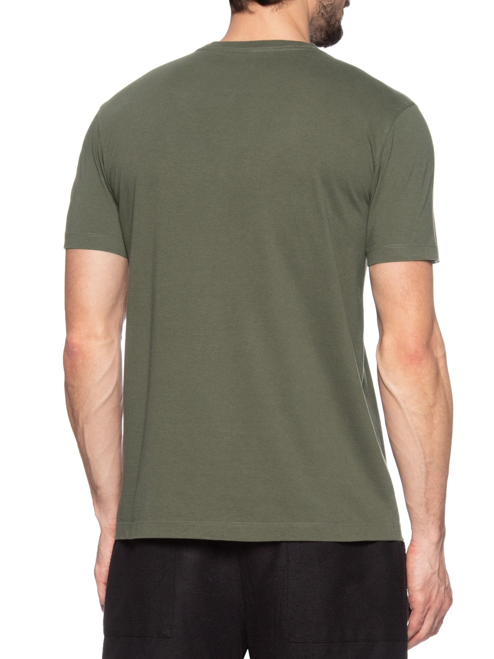 Camiseta Slim Vintage United Kingdom Verde Osklen