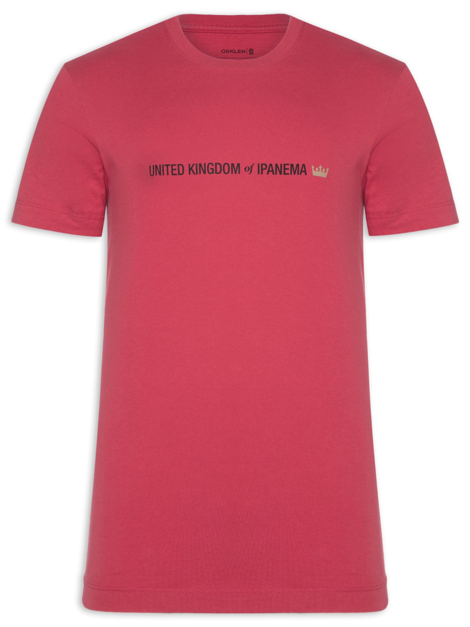 Camiseta Slim Vintage United Kingdom Vermelho Osklen