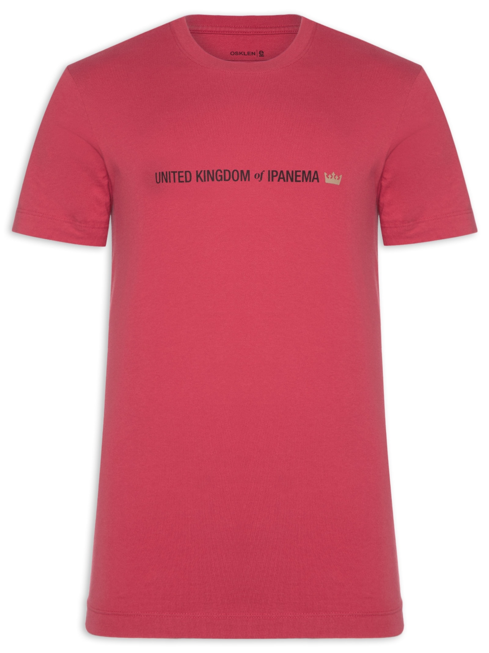 Camiseta Slim Vintage United Kingdom Vermelho Osklen
