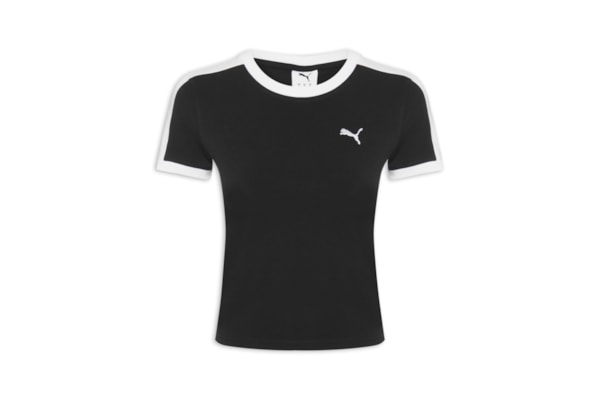 Camiseta T7 Slim Tee Feminina - Preto