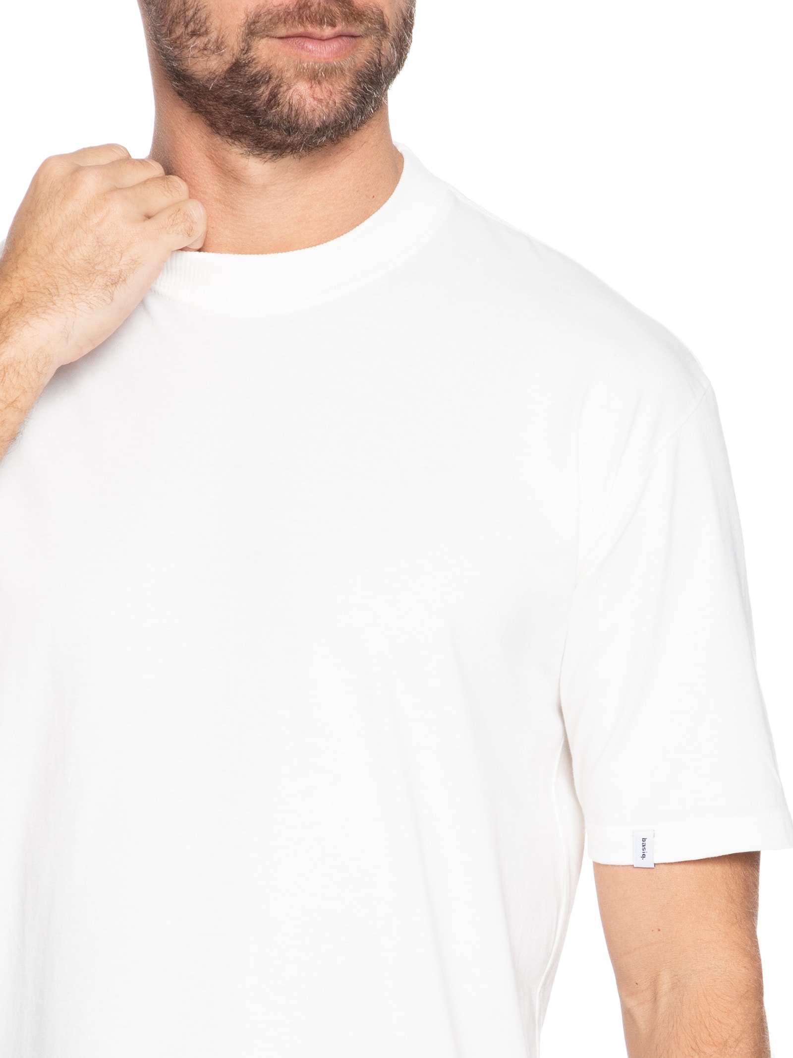 Camiseta Unissex Básica Oversized Off White Basiq Men