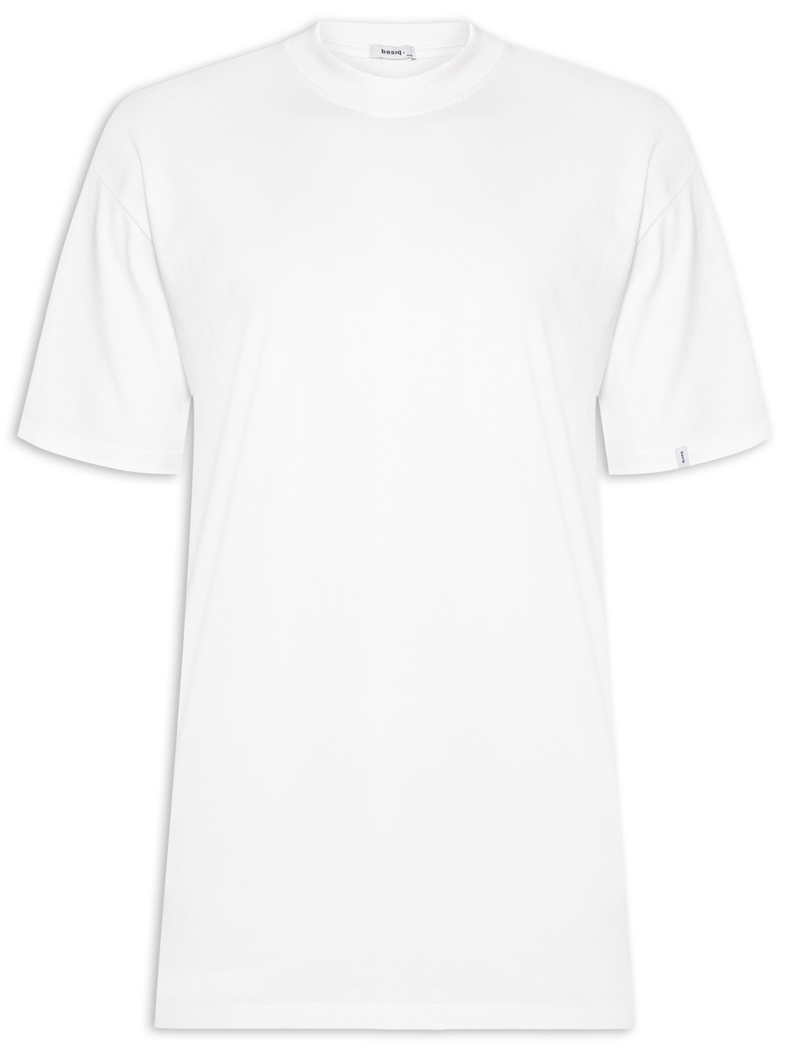 Camiseta Unissex Básica Oversized Off White Basiq Men