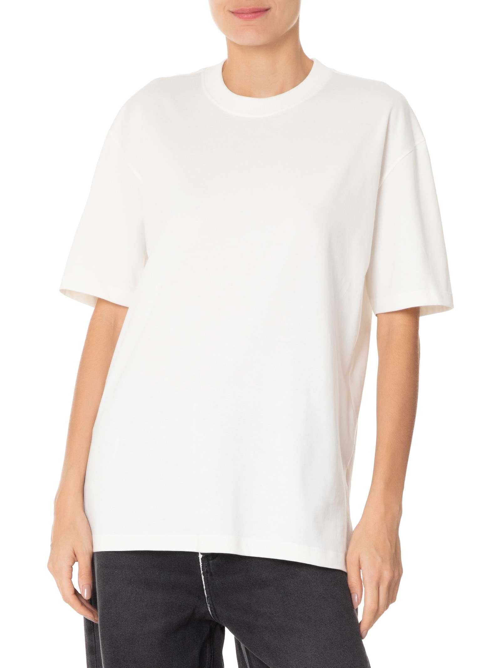 Camiseta Unissex Básica Oversized Off White Basiq