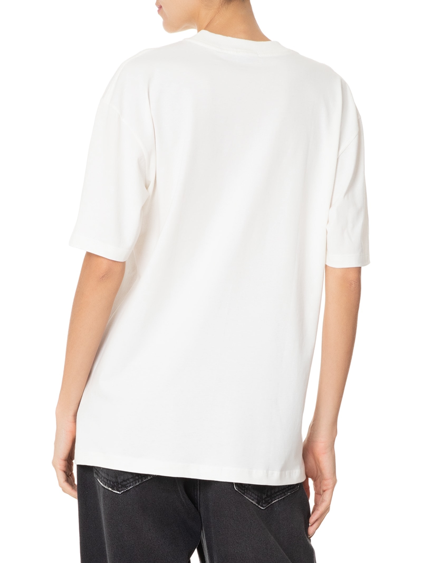Camiseta Unissex Básica Oversized Off White Basiq
