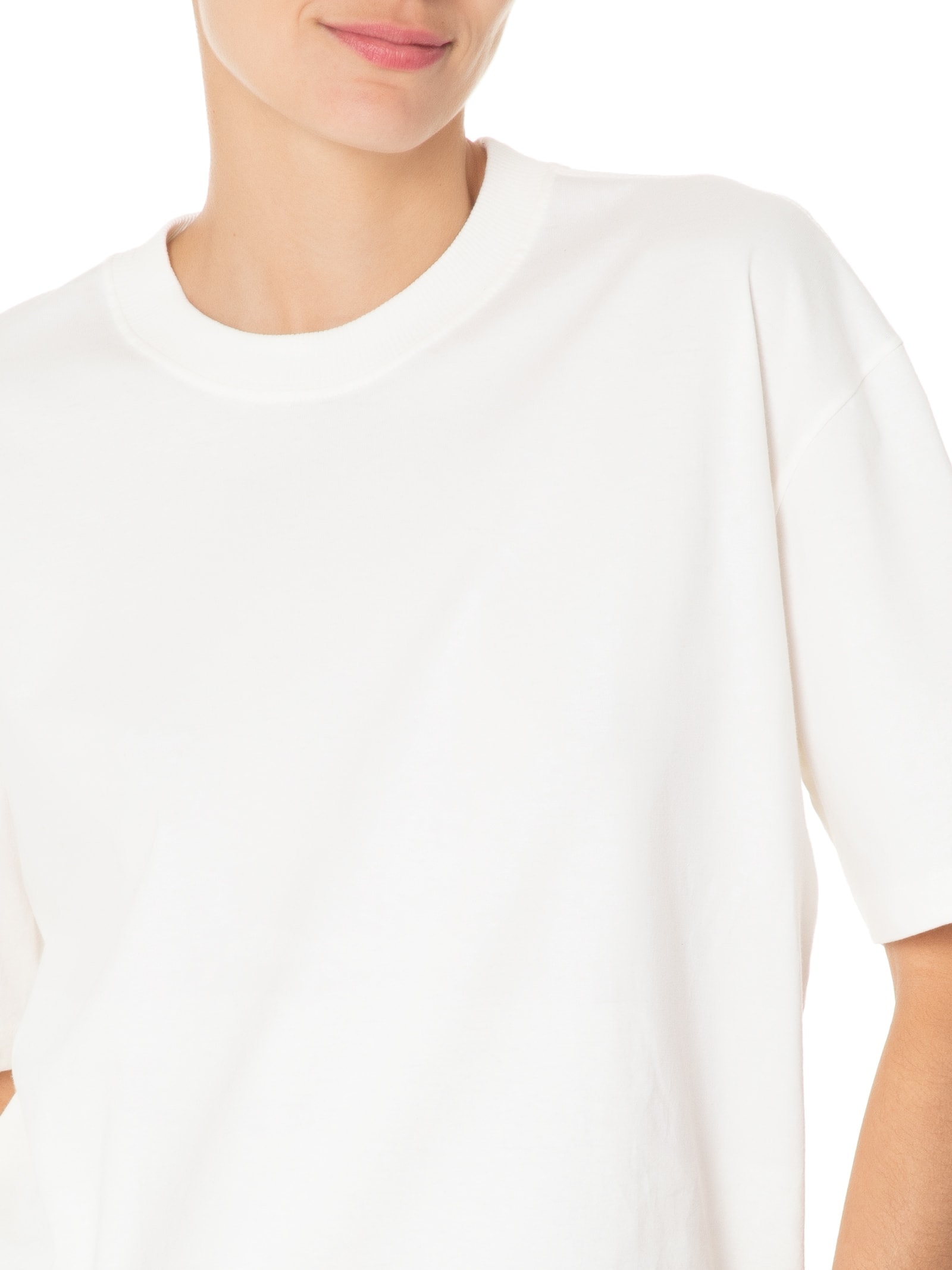 Camiseta Unissex Básica Oversized Off White Basiq