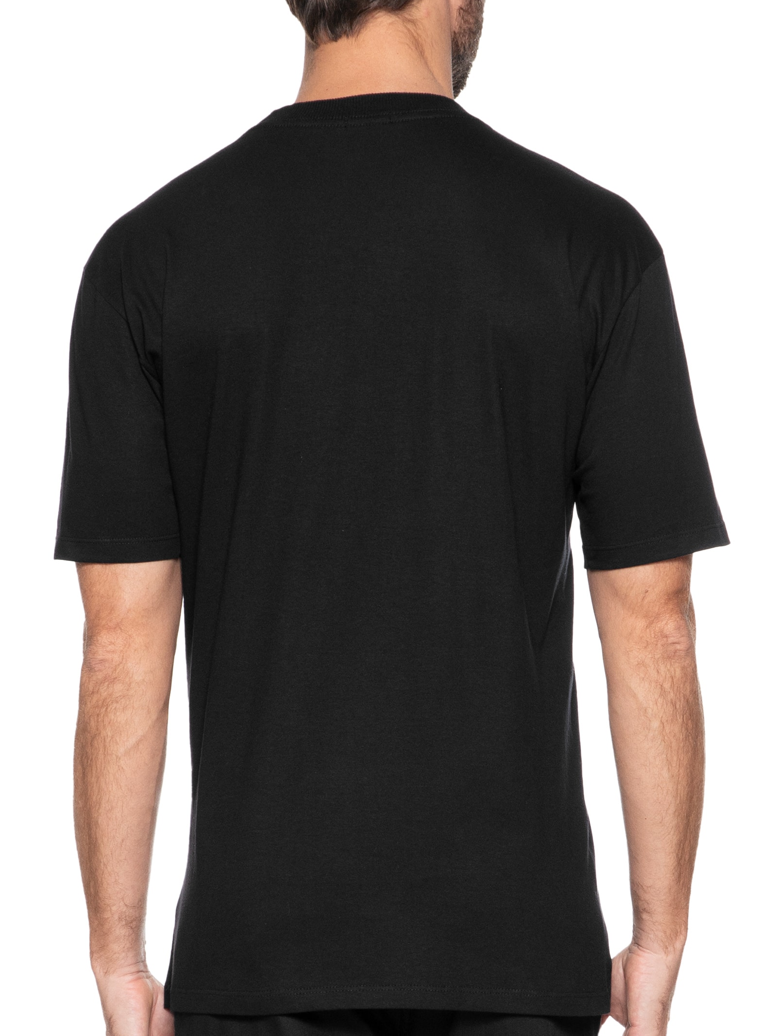 Camiseta Unissex Básica Oversized Preto Basiq Men