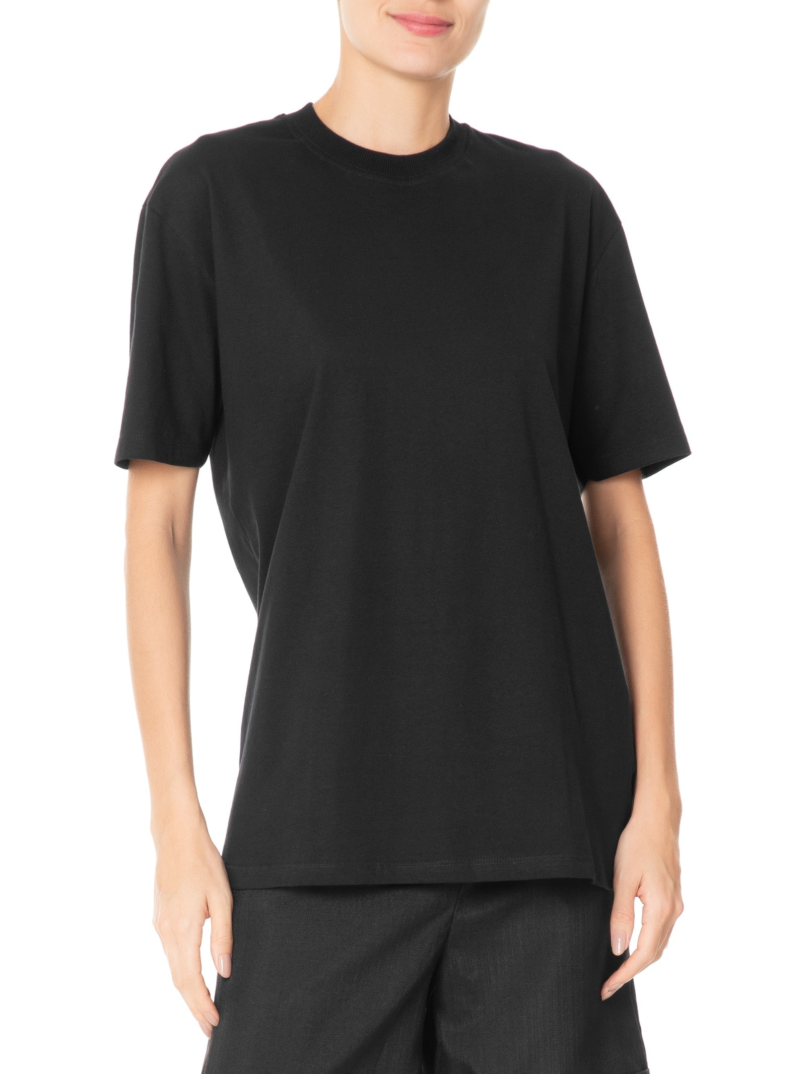 Camiseta Unissex Básica Oversized Preto Basiq