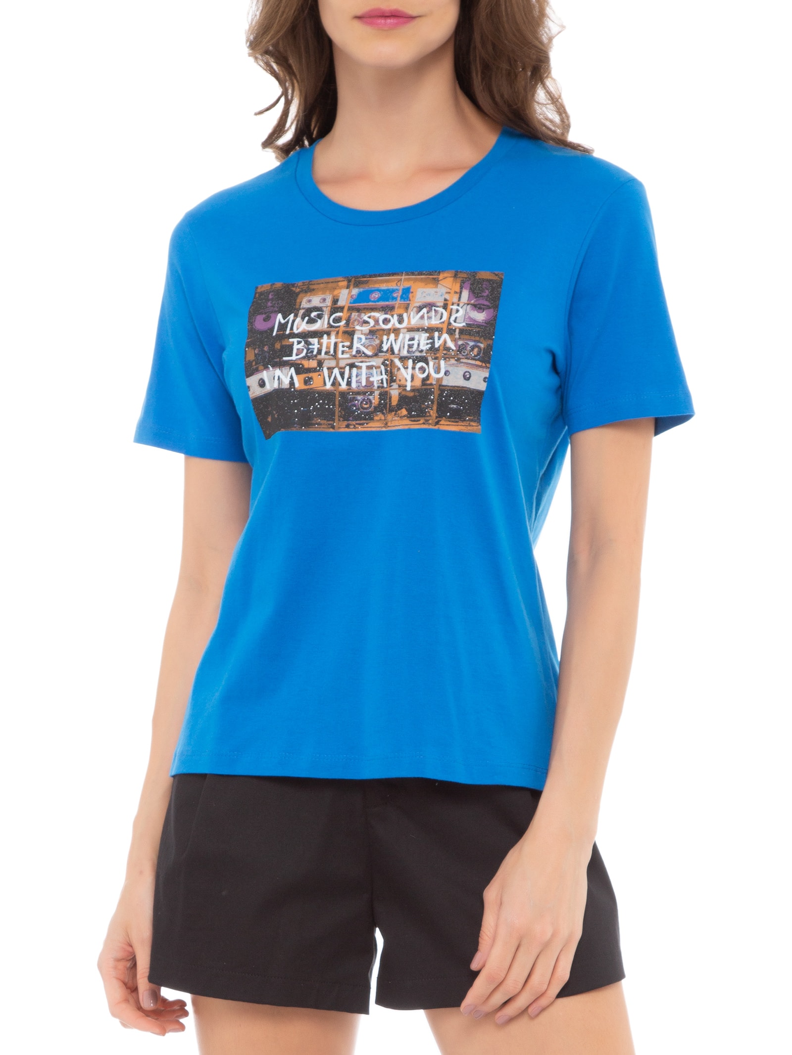 Camiseta Vintage Sound Azul  Canal