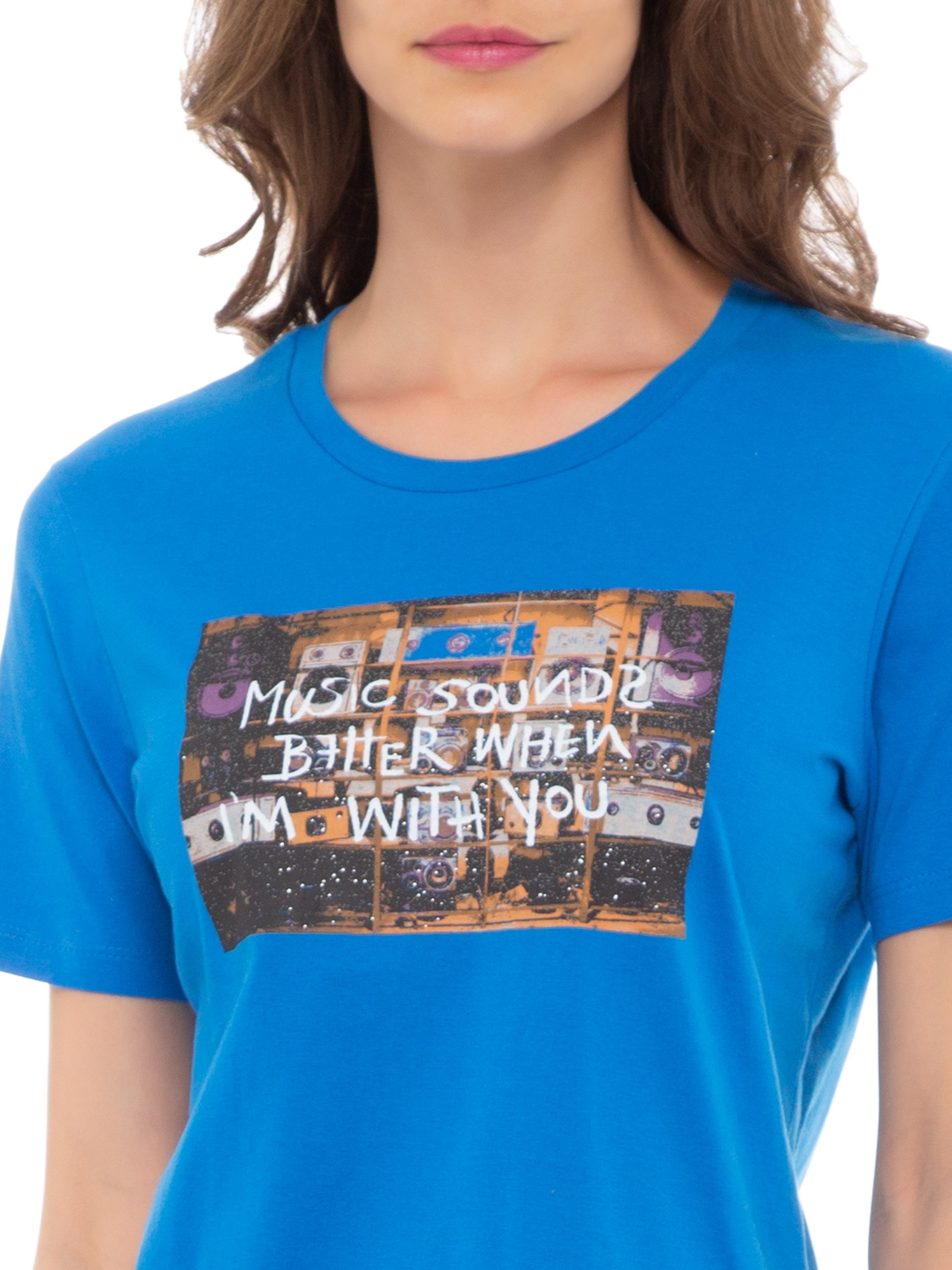 Camiseta Vintage Sound Azul  Canal