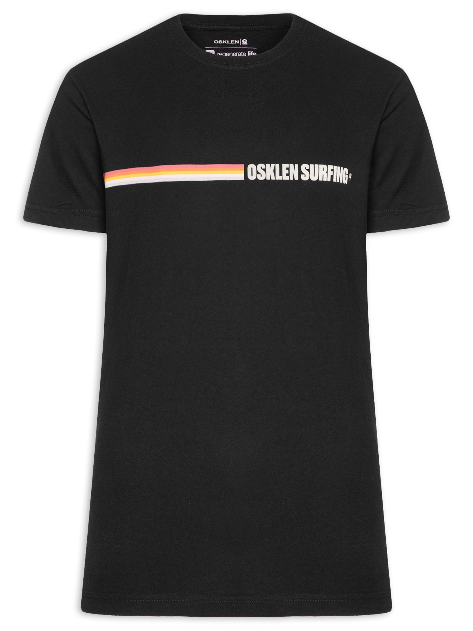Osklen - Camiseta Vintage Surfing Colors - Preto
