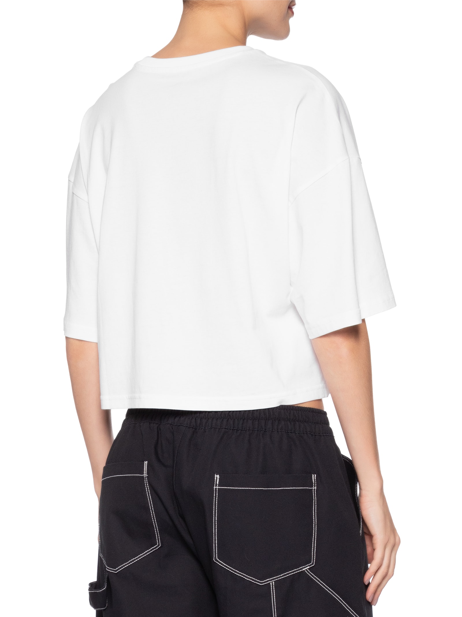 Camiseta Wardrobe Ess Oversized  Feminina Branco Puma