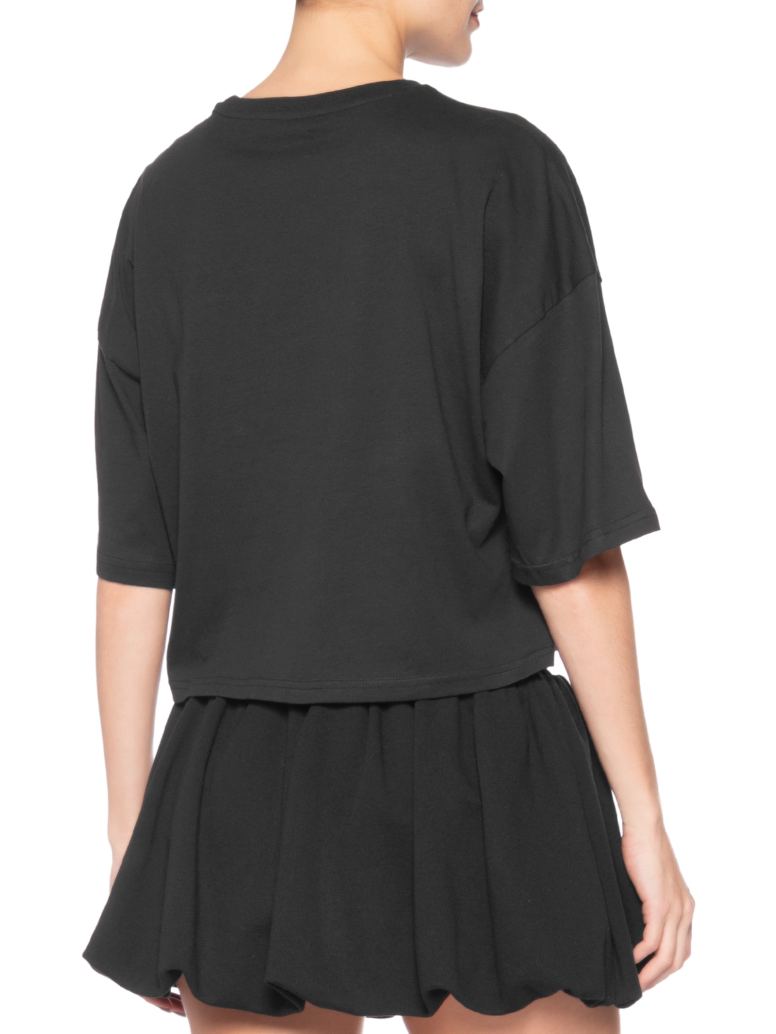 Camiseta Wardrobe Ess Oversized  Feminina Preto Puma