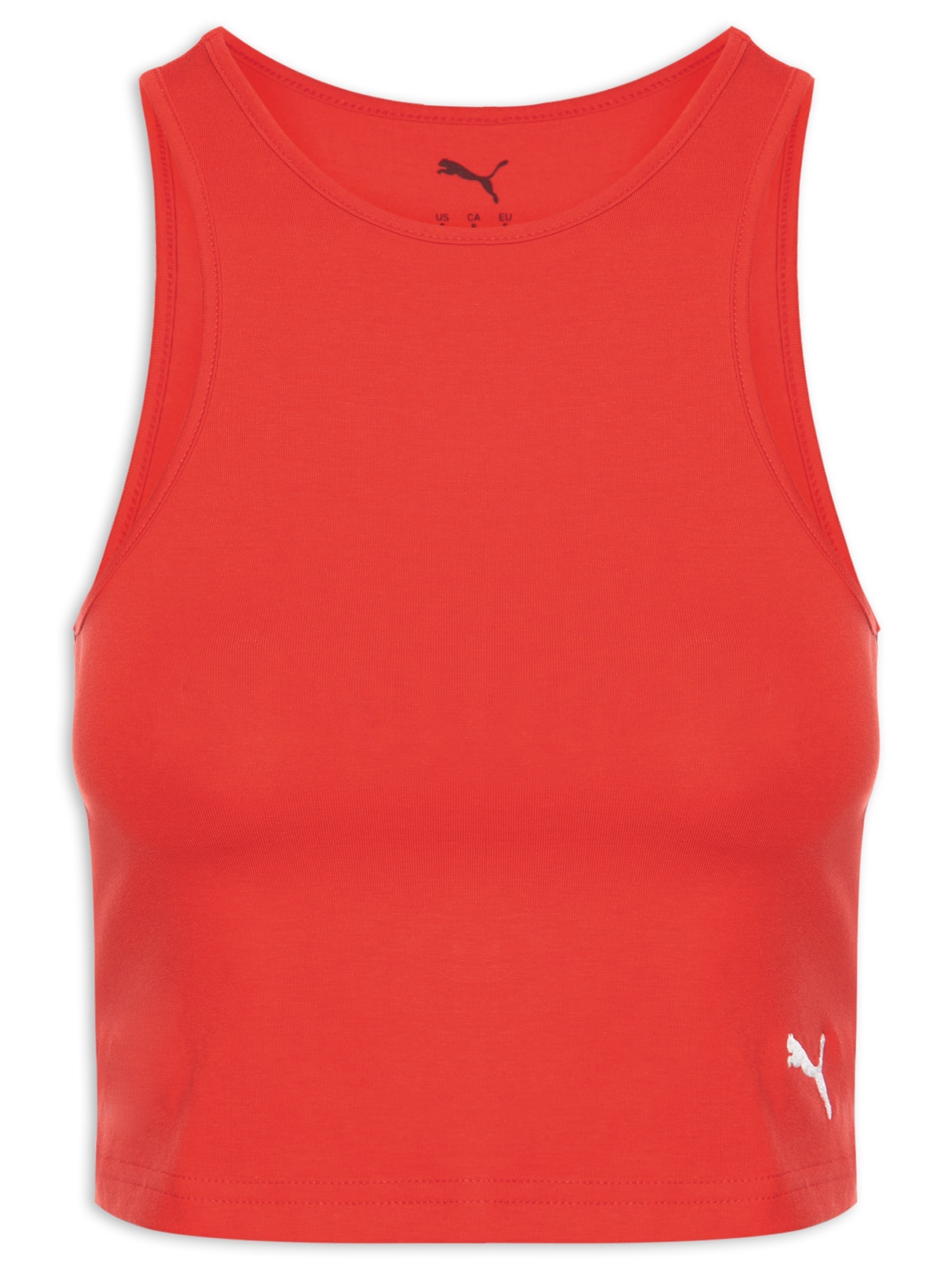 Camiseta Wardrobe Ess Tank Top Feminina Vermelho Puma
