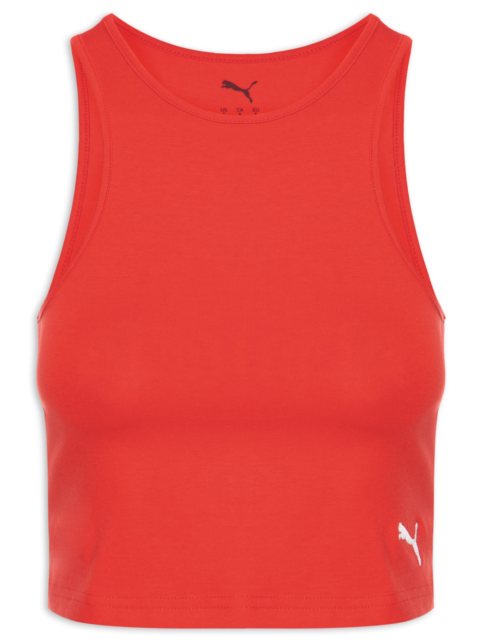 Camiseta Wardrobe Ess Tank Top Feminina – Vermelho Puma