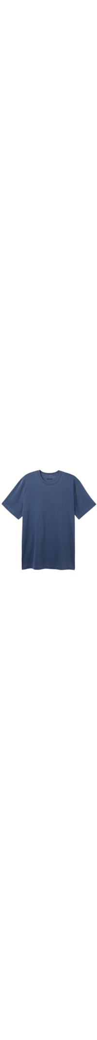 Camiseta Washed Collection Em Algodão - Azul