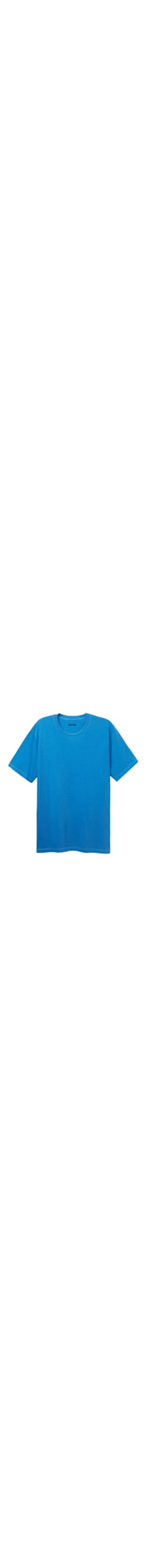Camiseta Washed Collection Em Algodão - Azul
