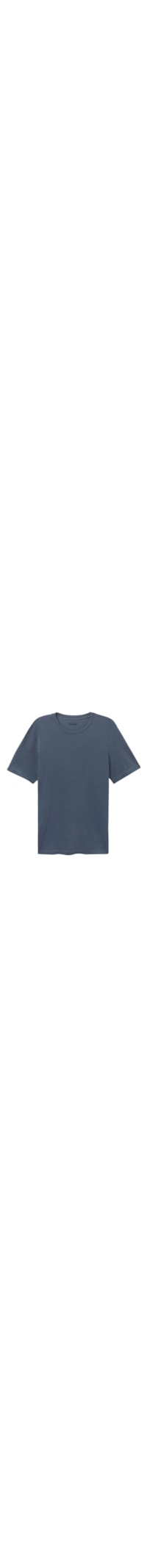 Camiseta Washed Collection Em Algodão - Azul