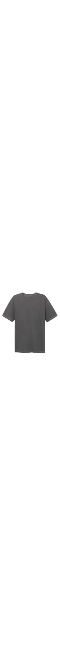 Camiseta Washed Collection Em Algodão - Cinza