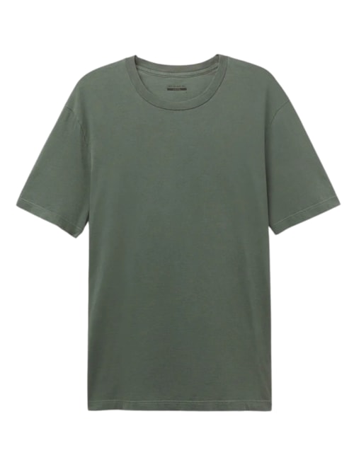 Camiseta Washed Collection Em Algodão – Verde