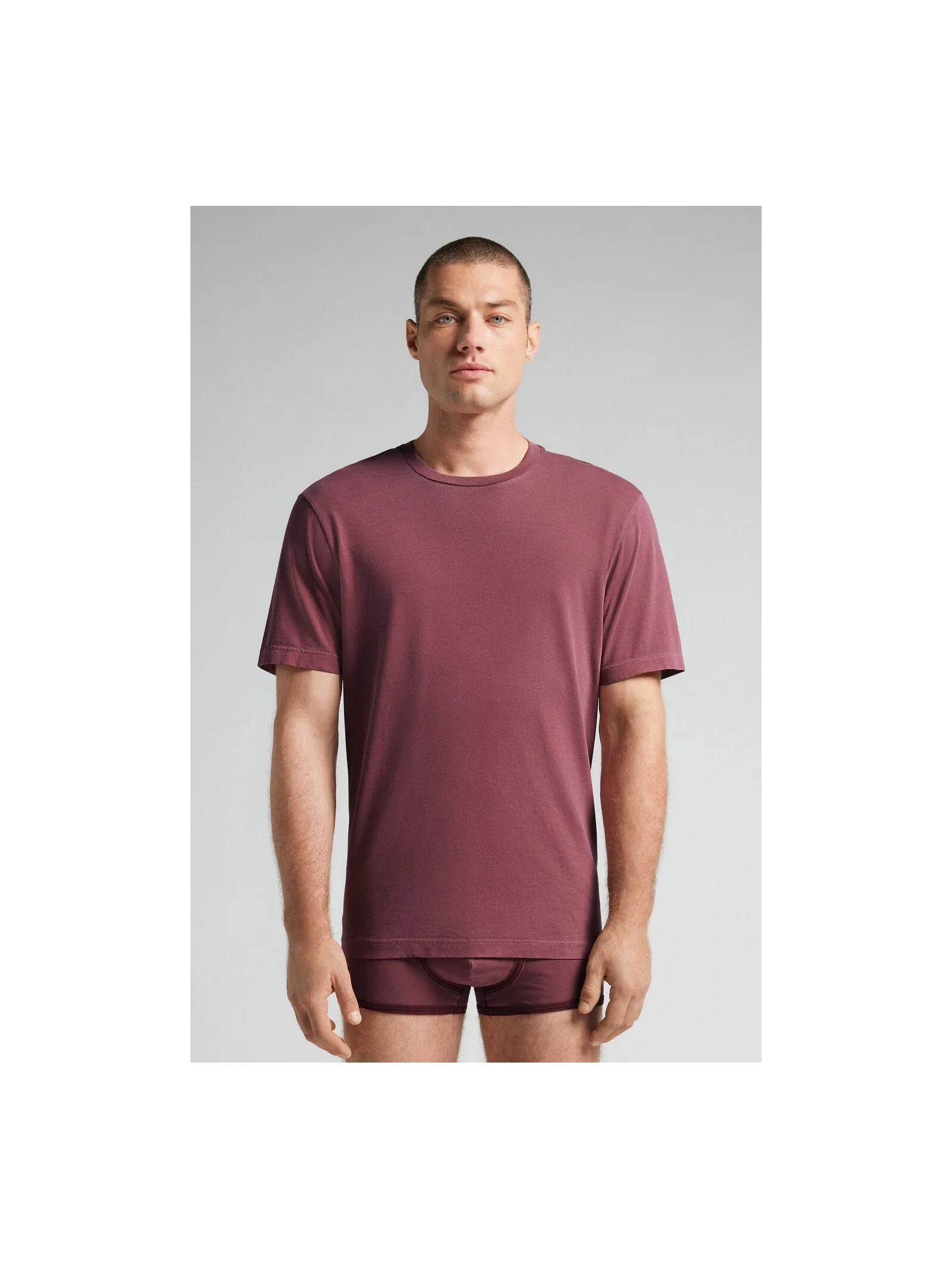 Camiseta Washed Collection Em Algodão Vermelho Intimissimi