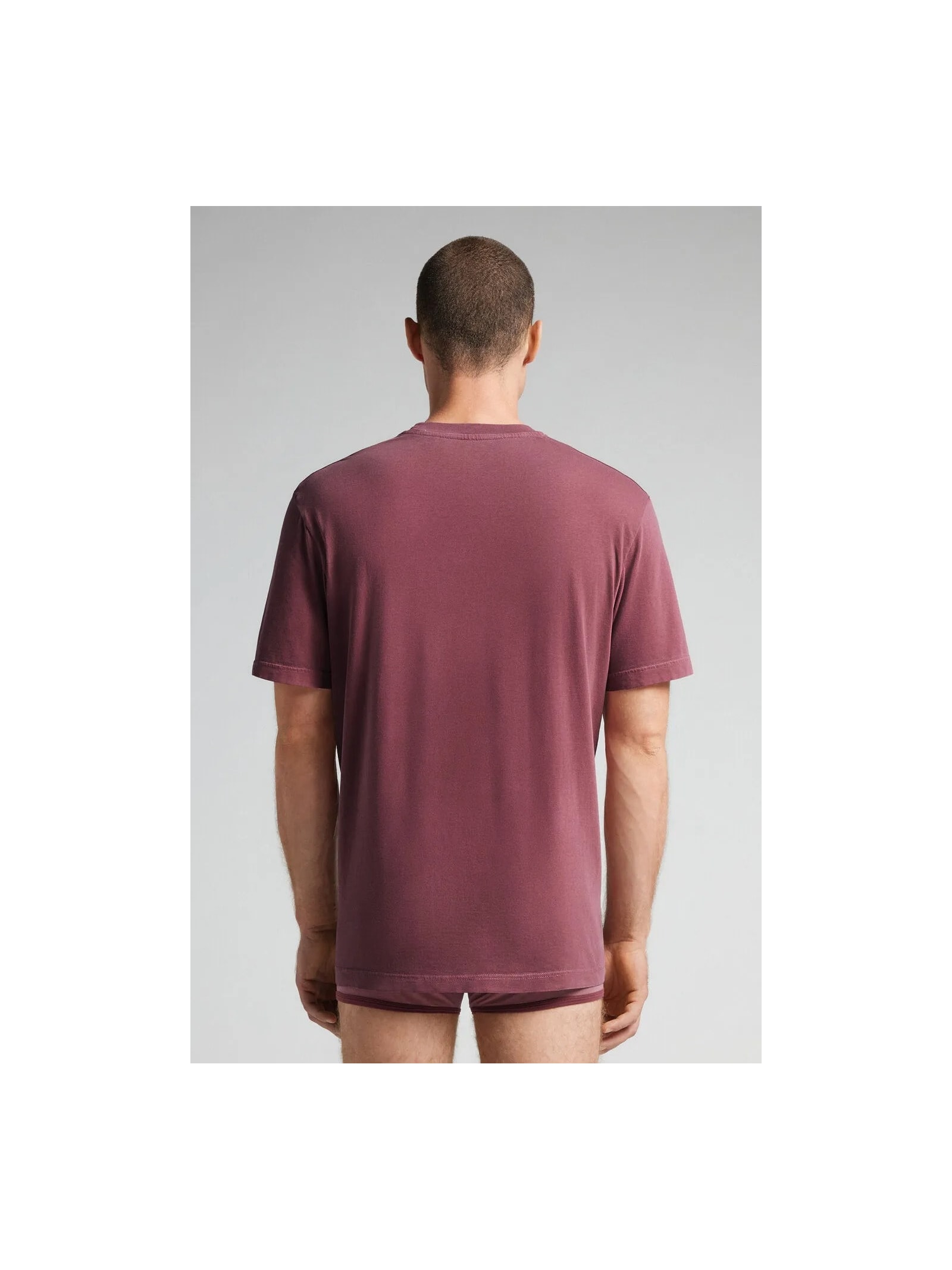 Camiseta Washed Collection Em Algodão Vermelho Intimissimi