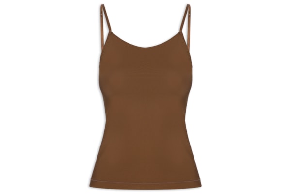 Camisete Feminina Poliamida Maya - Marrom