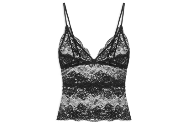Camisete Feminina Triângulo Classic Lace - Preto