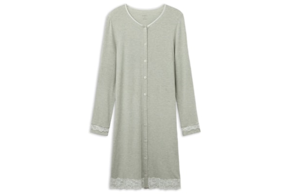 Camisola Aberta Com Detalhes Em Renda - Verde