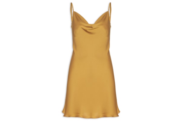 Camisola Alças Finas Em Cetim Grace - Dourado