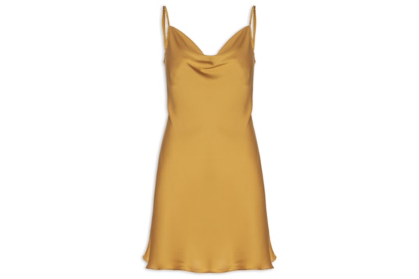 Camisola Alças Finas Em Cetim Grace - Dourado