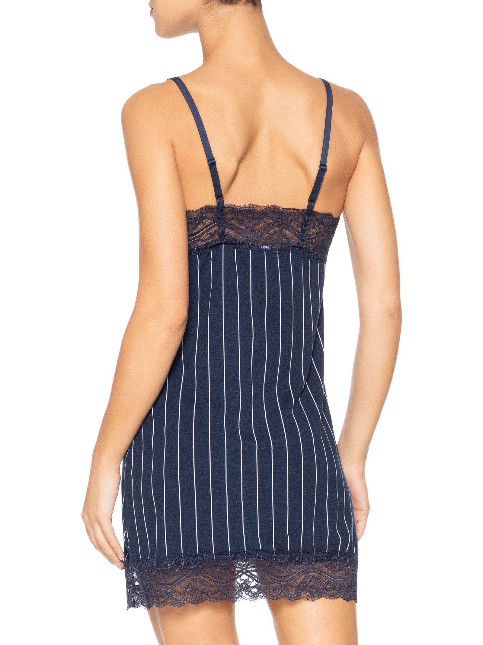 Camisola Alças Finas Viscose Estampada E Renda Loves Azul Hope