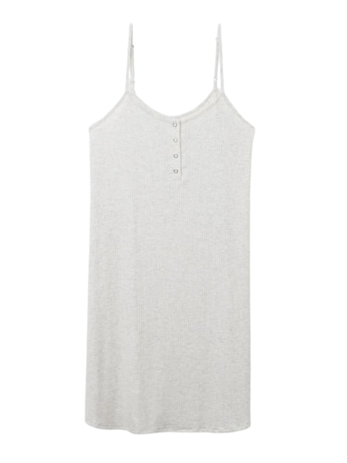 Camisola Com Alças Finas Chic Comfort - Cinza