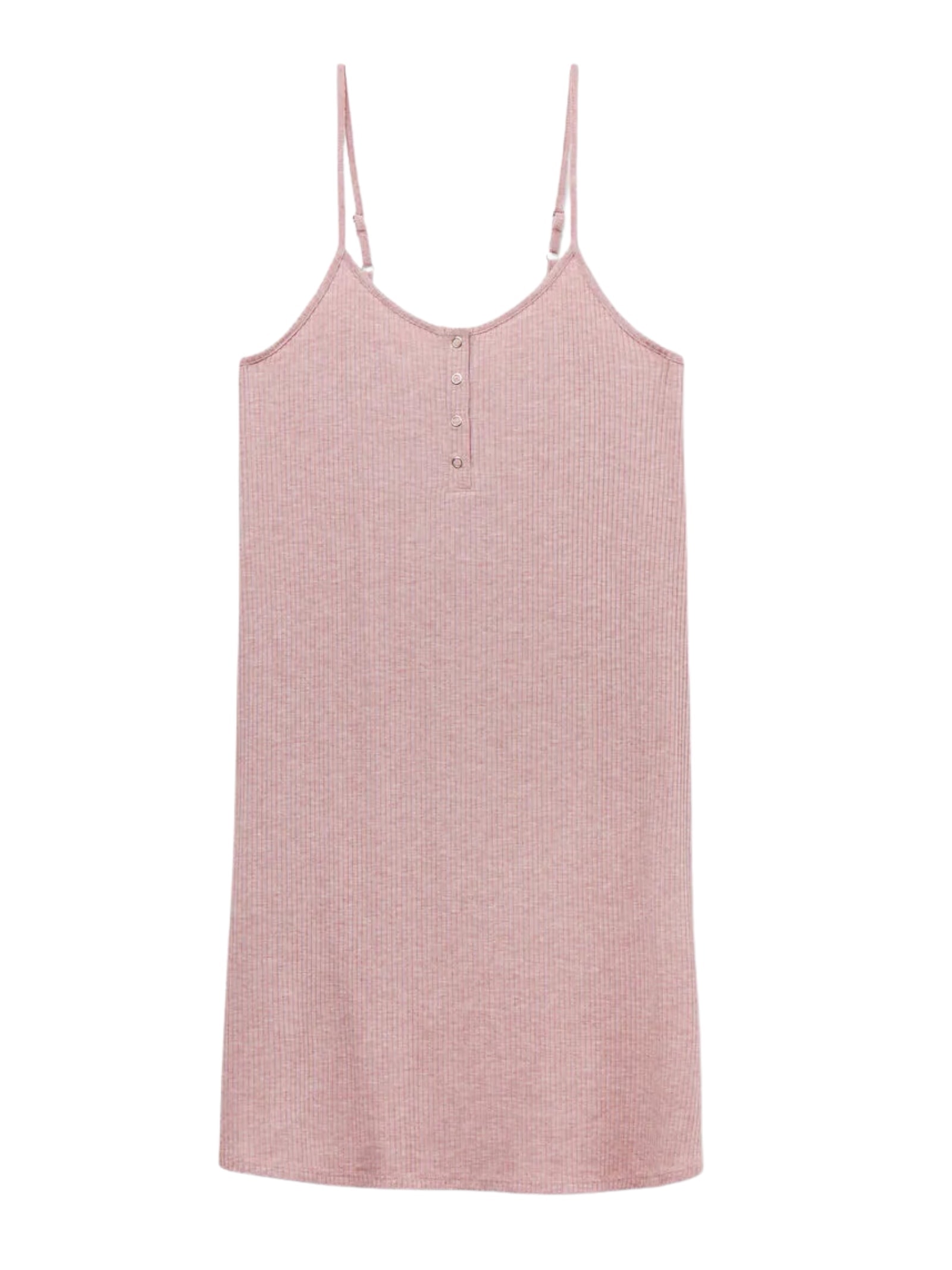Comfort Rosa Camisola Com Alças Finas Chic Comfort - Rosa