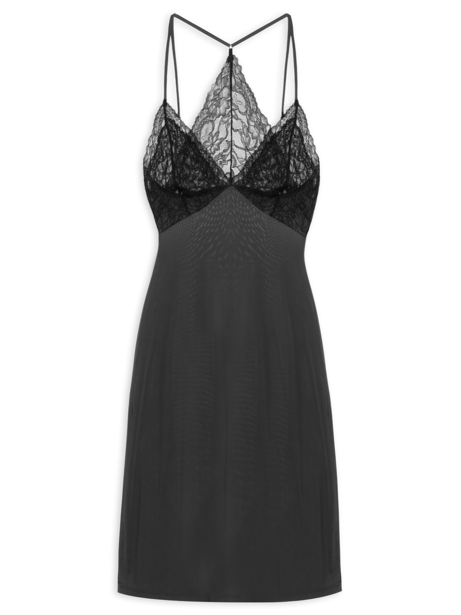 Jogê - Camisola Curta Alça Jersey Vik - Preto