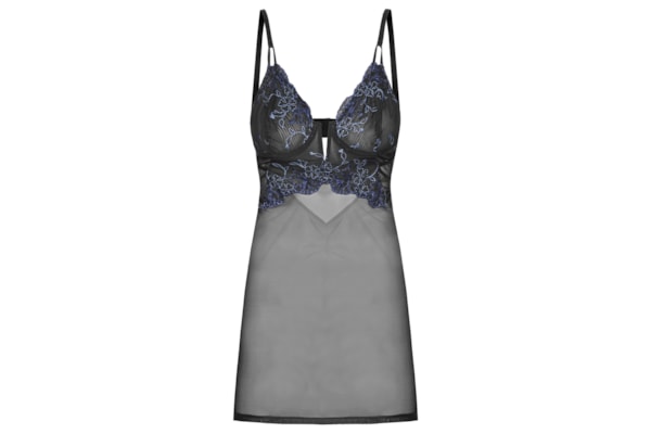 Camisola Curta Renda Maja - Preto