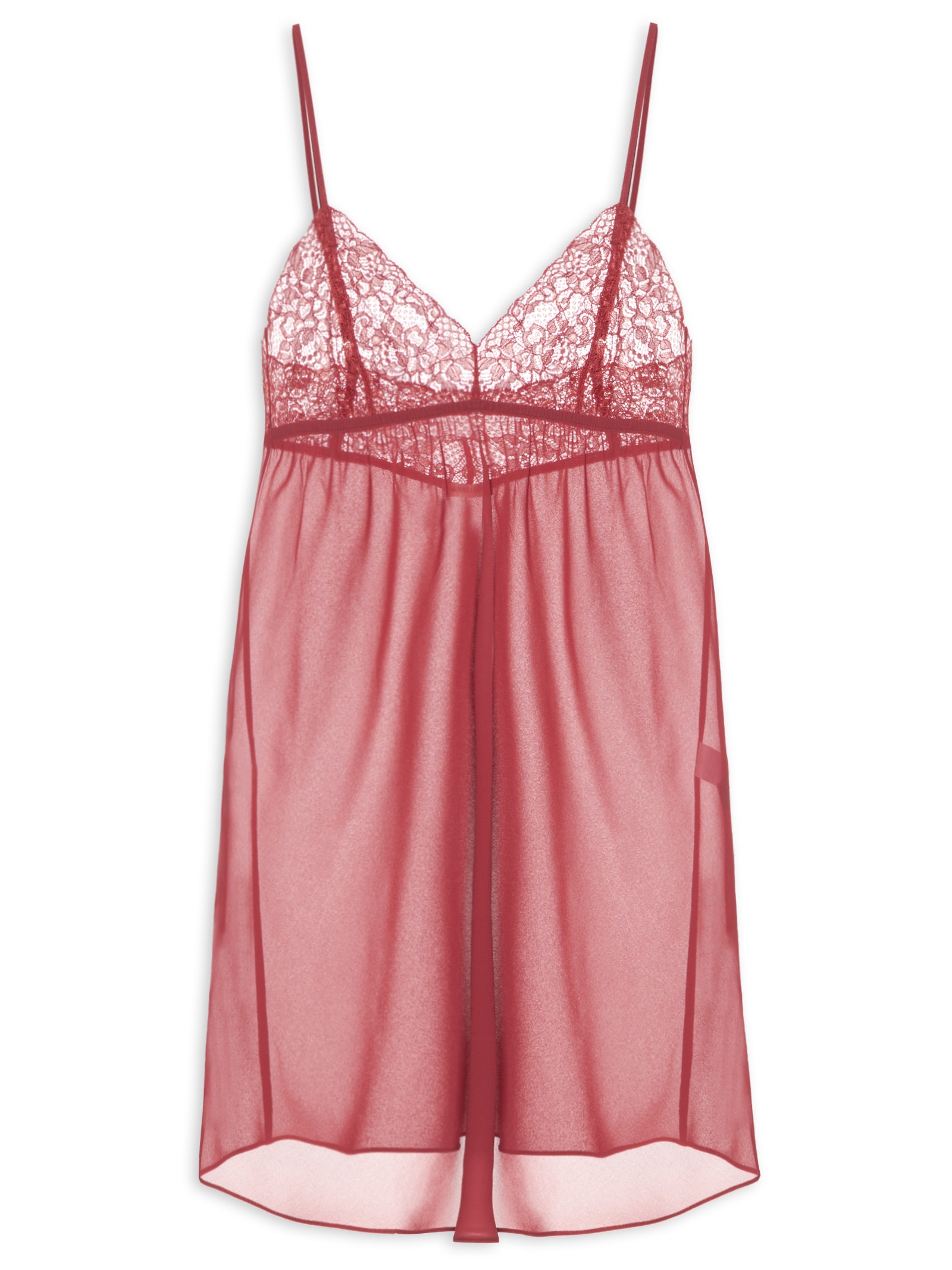 Camisola Curta Vermelho Valisere