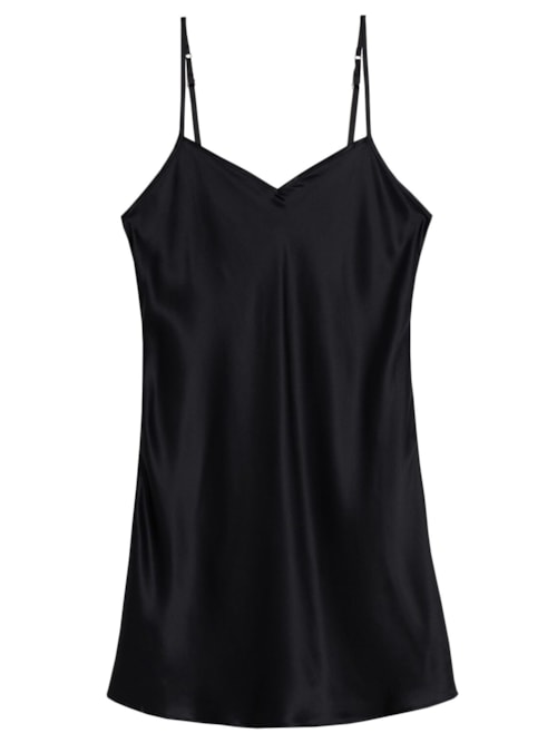 Camisola De Seda – Preto