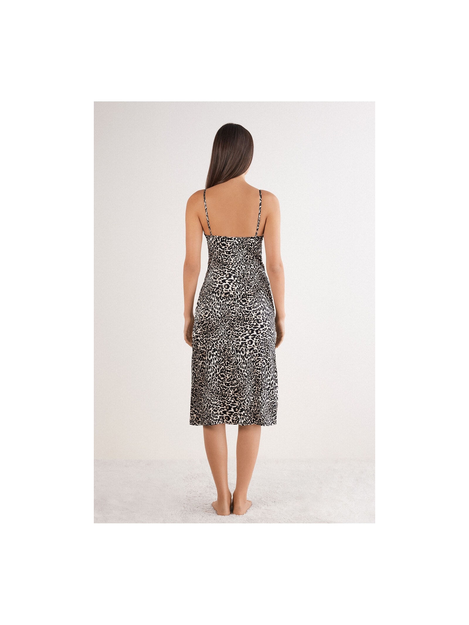 Camisola Em Seda a Moment Of Glamour Marrom Intimissimi