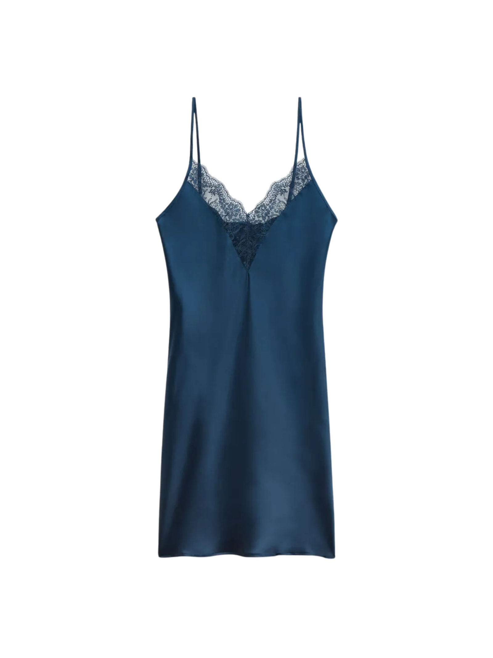 Camisola Em Seda Luxury Dreams Azul Intimissimi