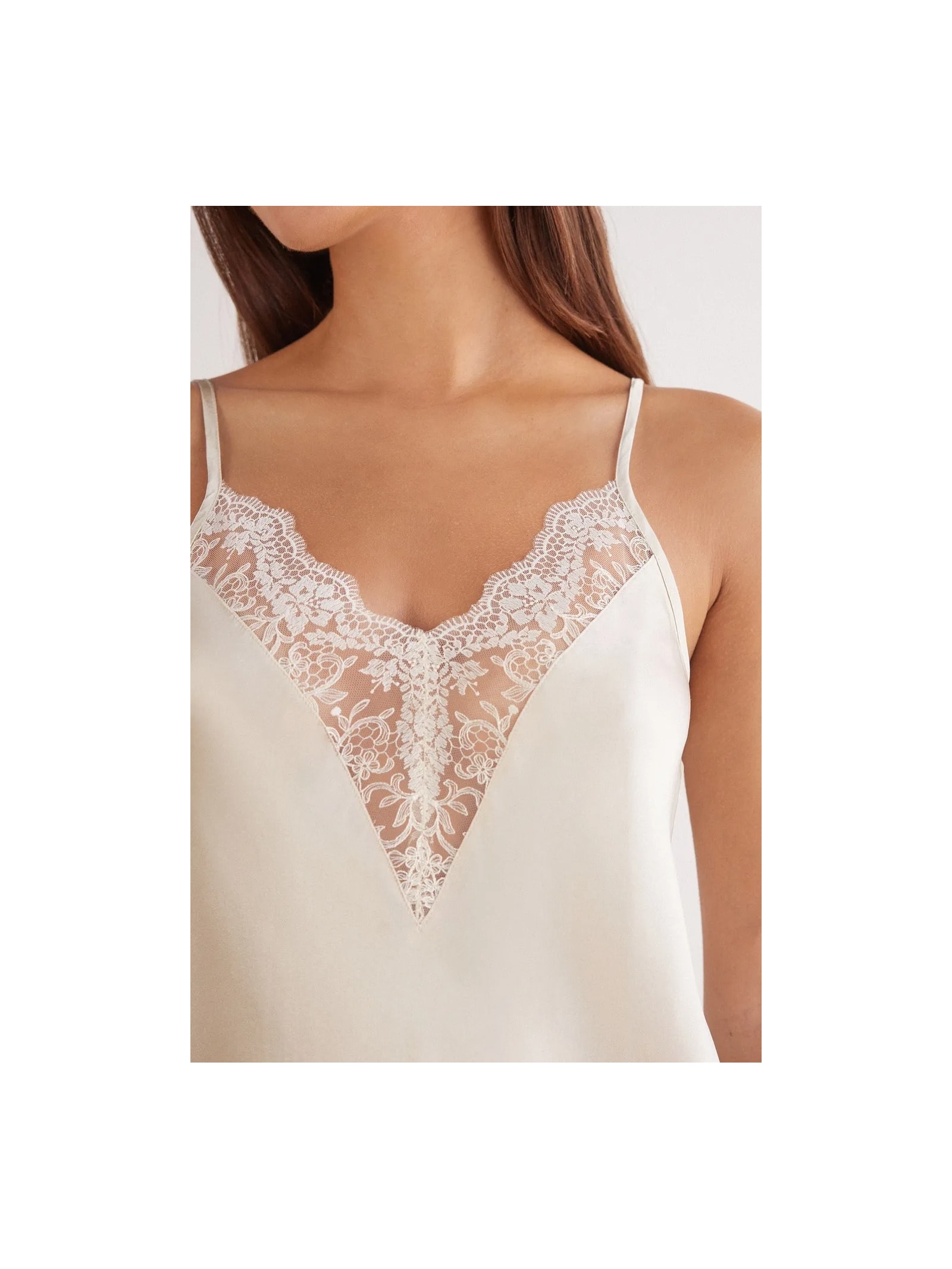 Camisola Em Seda Luxury Dreams Marfim Intimissimi