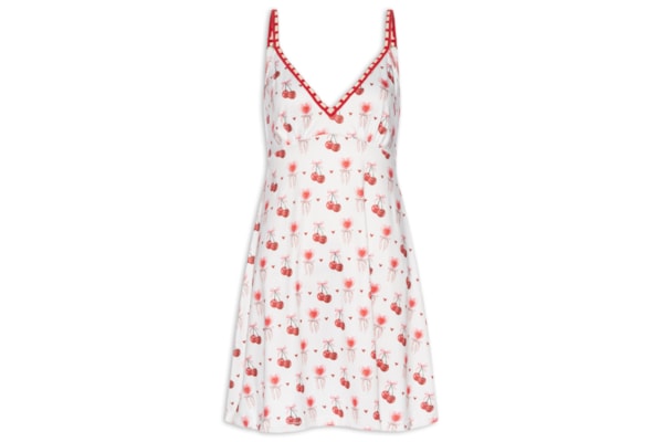 Camisola Malha Love Cherry - Branco