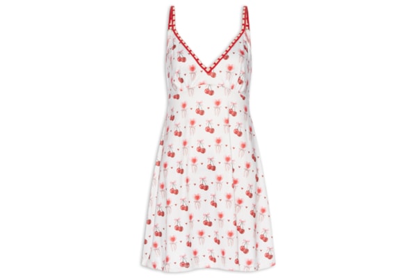 Camisola Malha Love Cherry - Branco
