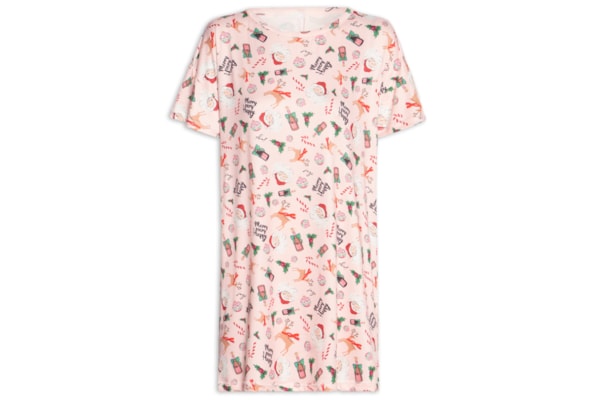 Camisola Manga Curta Malha Hohoho - Rosa