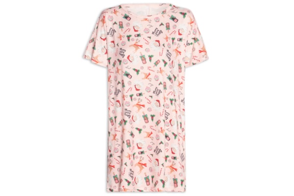 Camisola Manga Curta Malha Hohoho - Rosa