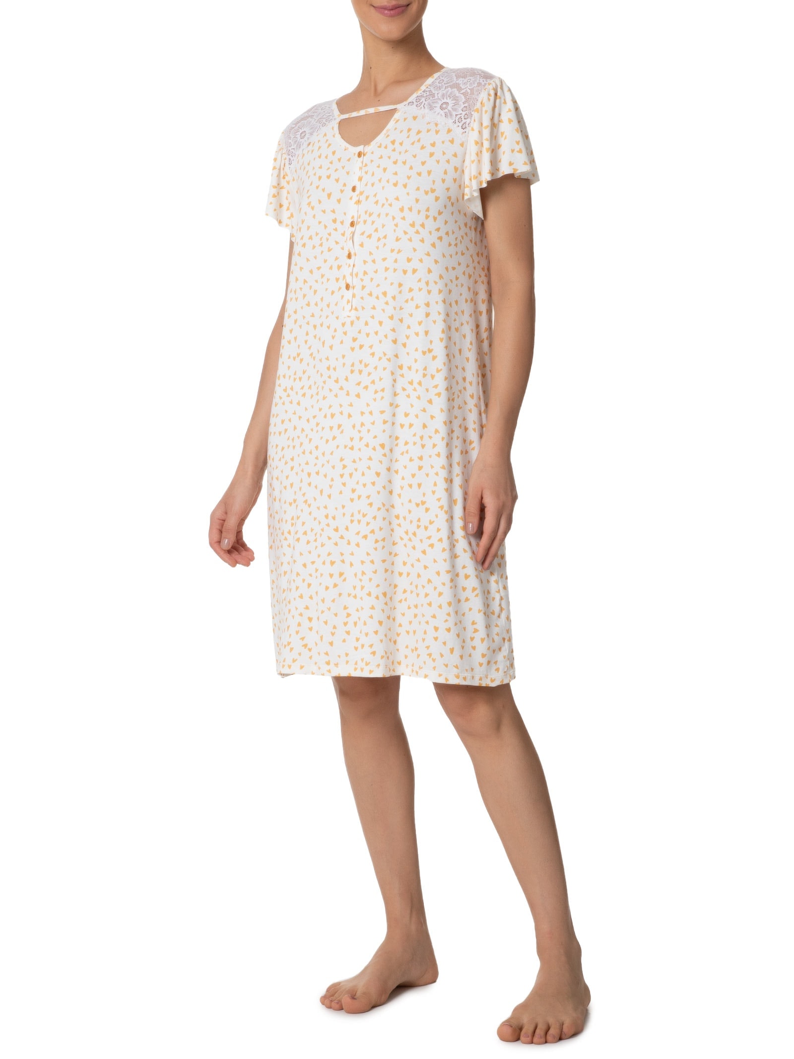 Camisola Manga Curta Polo Malha Key West Off White Jogê