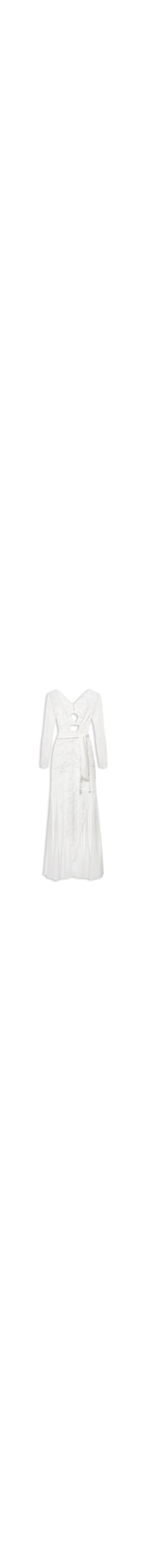 Camisola Manga Longa Renda Marriage - Branco