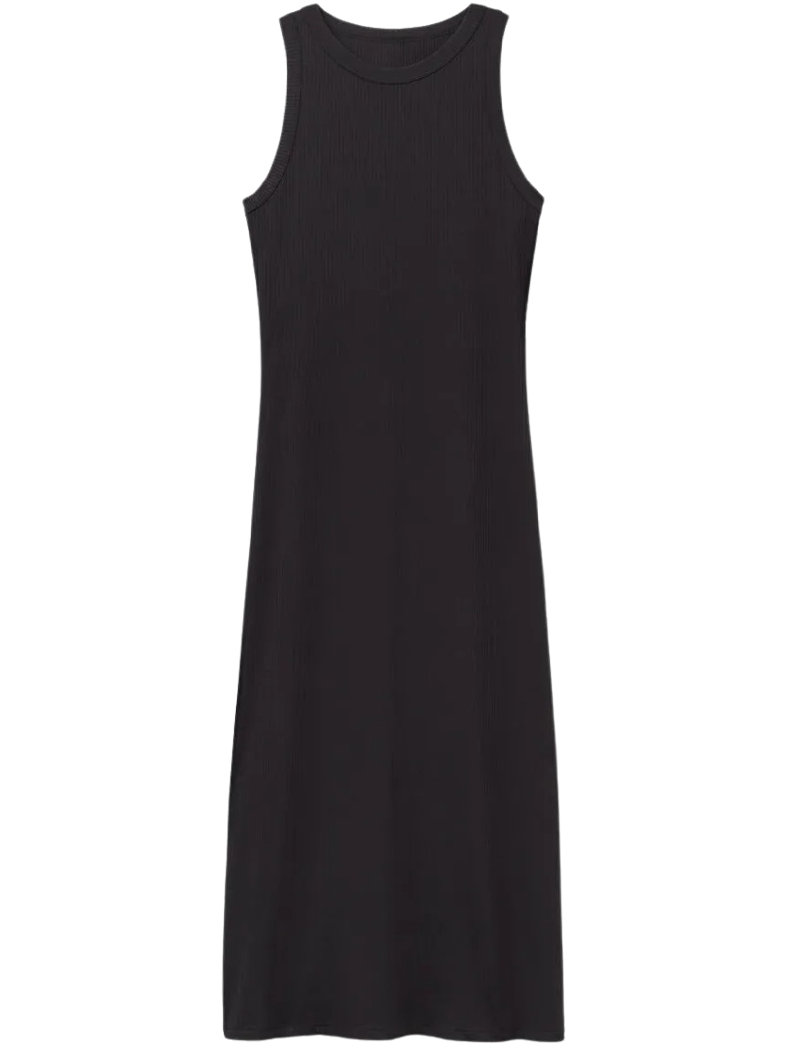 Camisola Midi Em Viscose Canelada Your Everyday Wear Preto Intimissimi