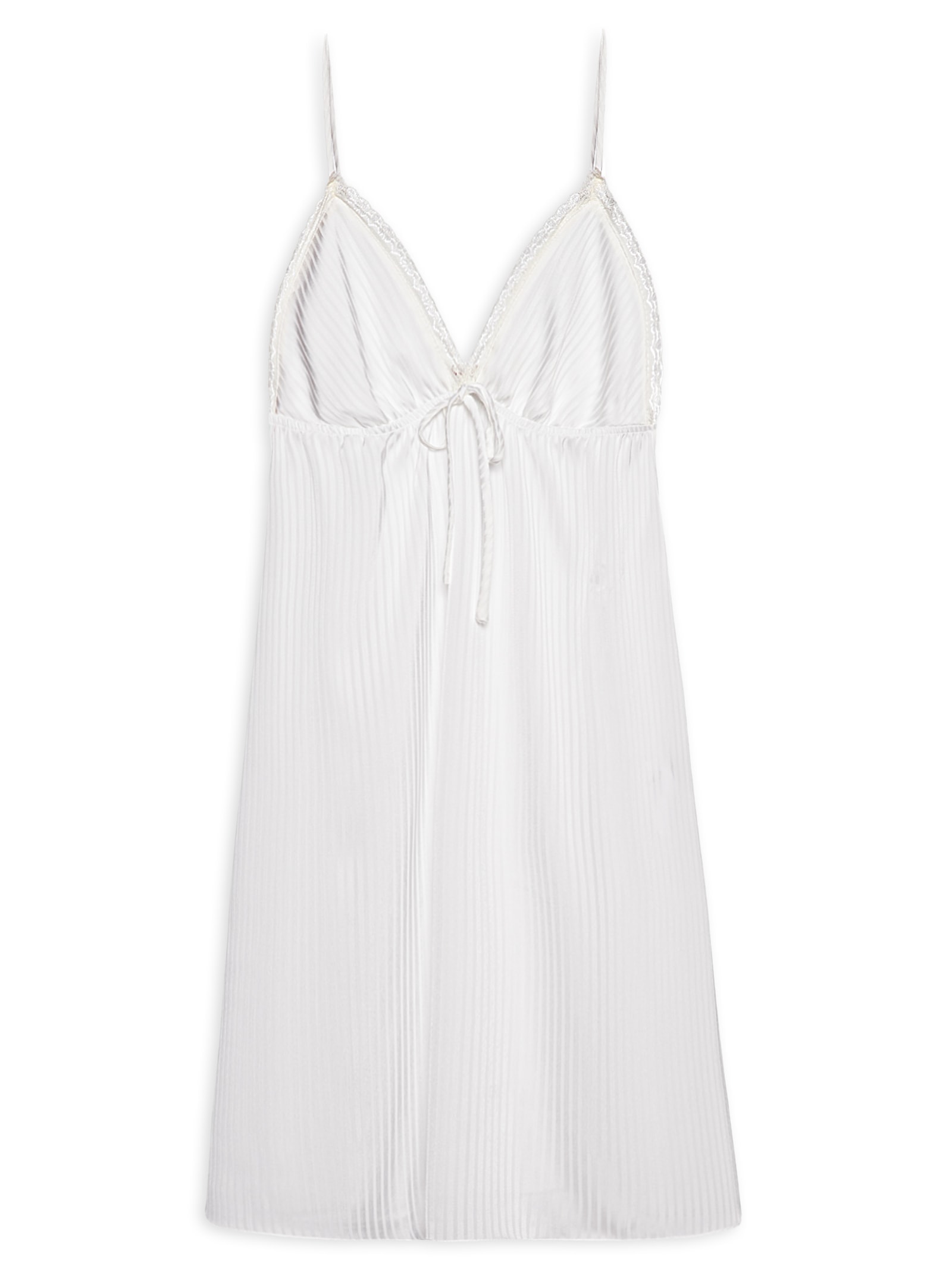 Camisola Renda Branco Valisere