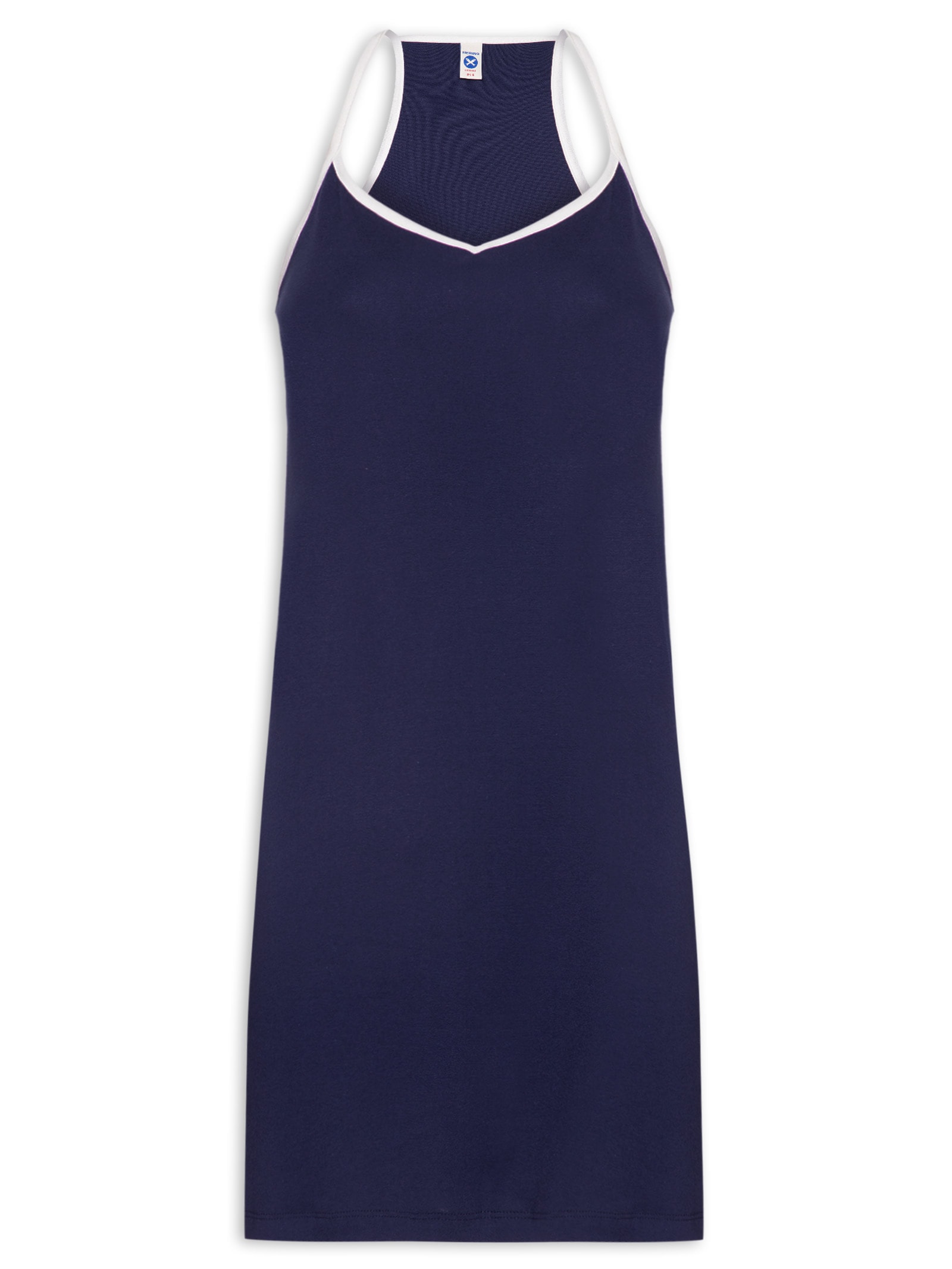 Camison Sem Manga Feminino Azul Hering Intimates
