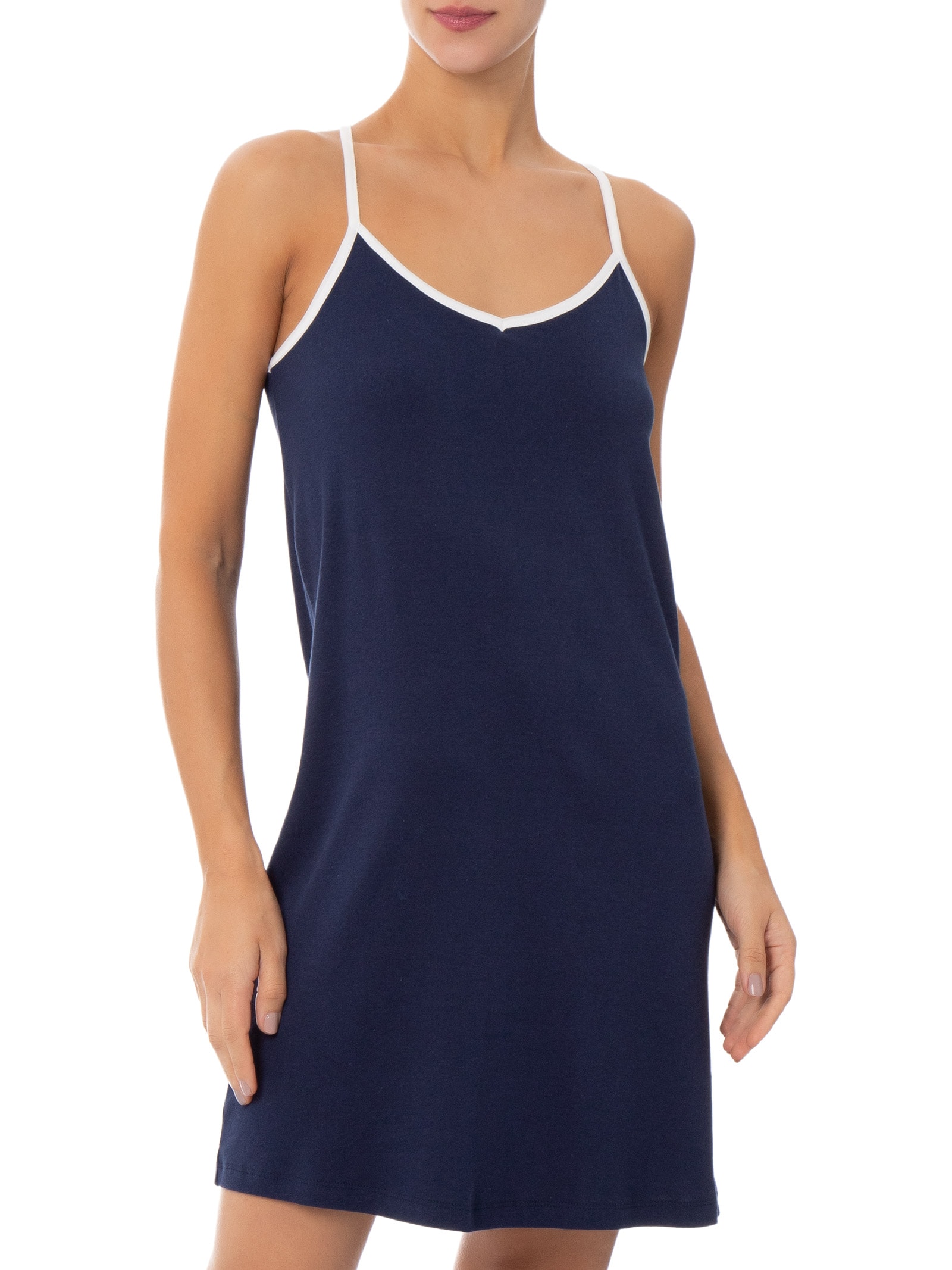 Camison Sem Manga Feminino Azul Hering Intimates